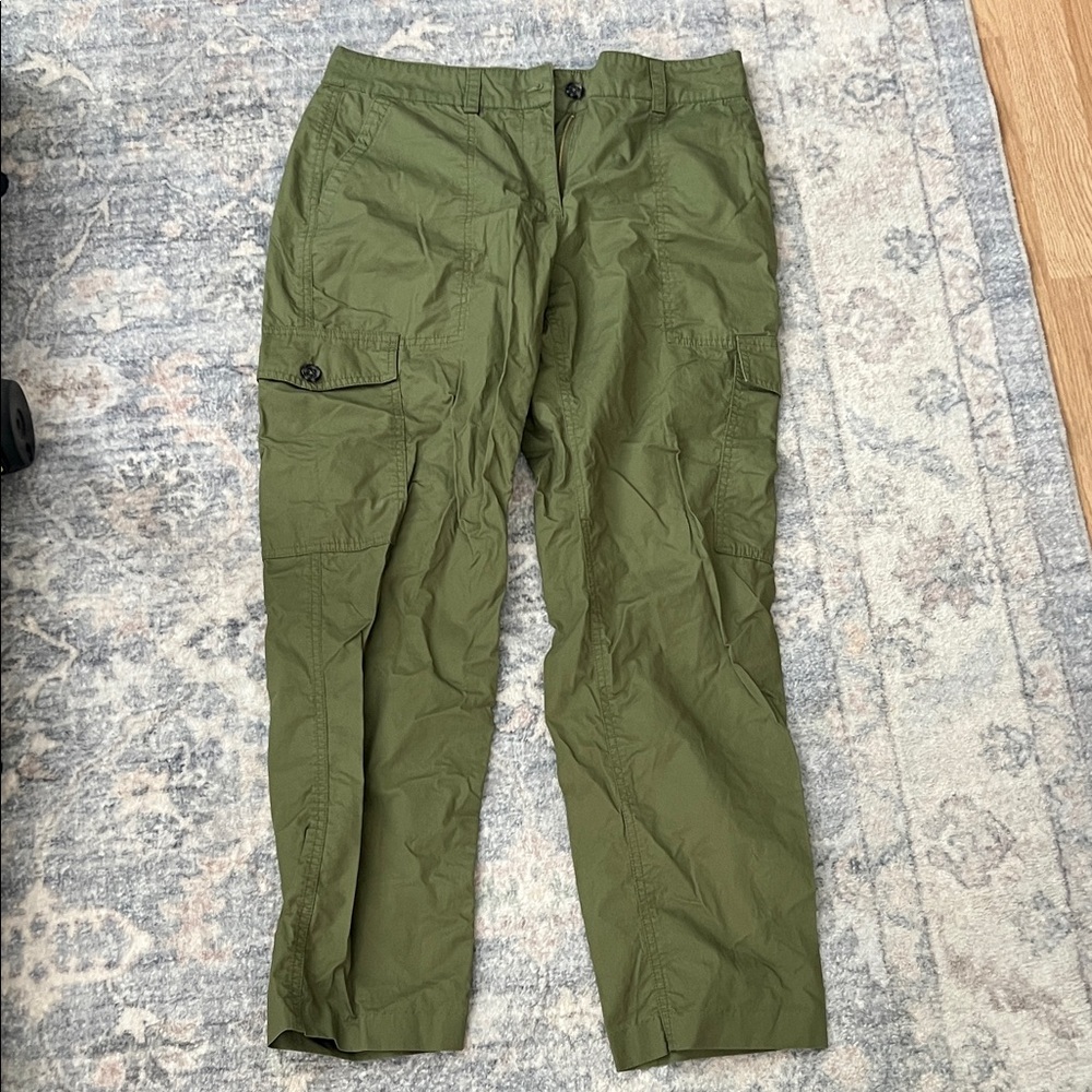 Michael Kors women Green Cargo Pants